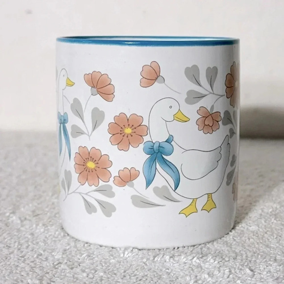 Vintage Blue Ribbon Country Kitchen  Geese Mug - Picture 4 of 9